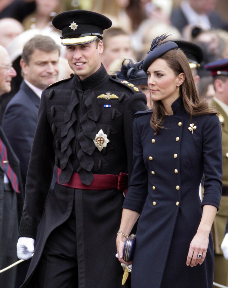 Image: The Duke And Duchess Of Cambridge Attend The Irish Guards Medal Parade